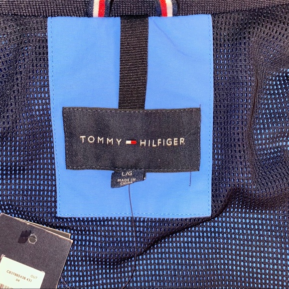 BRAND NEW WITH TAGS Tommy Hilfiger Bomber Windbreaker Raincoat Jacket - Picture 8 of 15